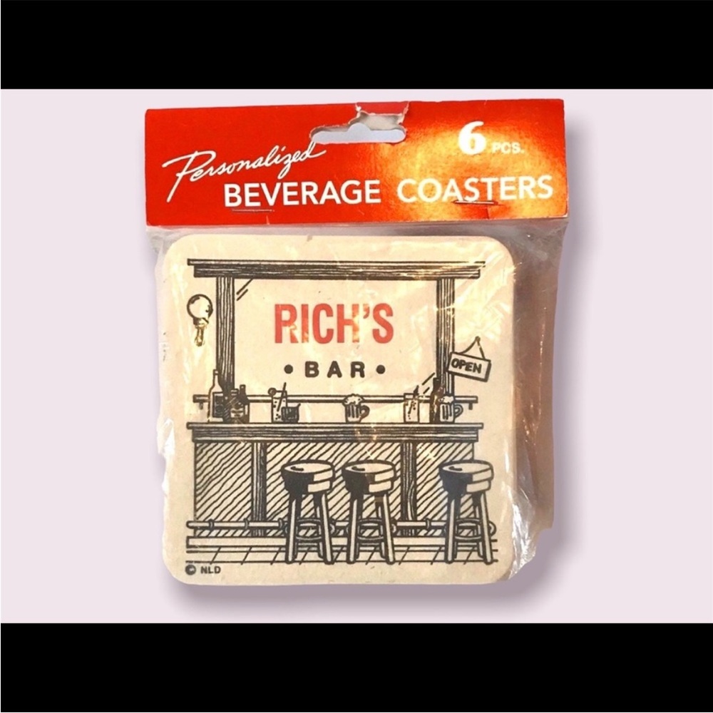 Las Vegas Drink Coasters NOS Rich’s Bar